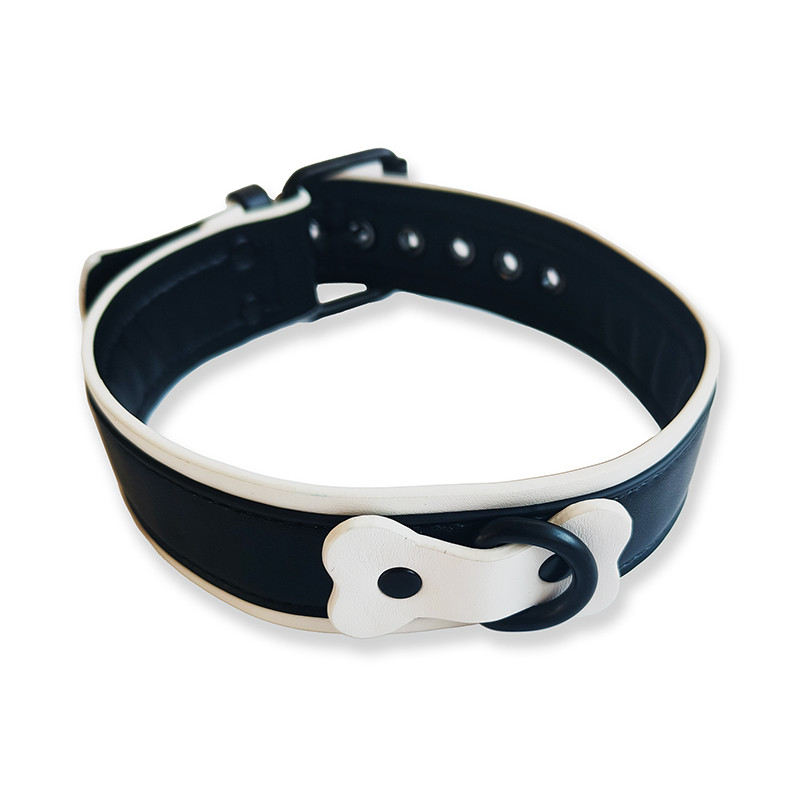 Brutus Collier Puppy Collar Noir-Blanc